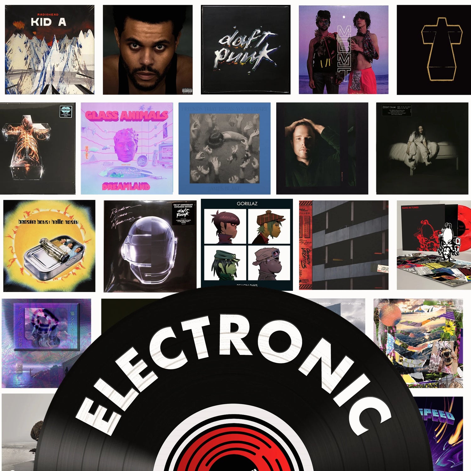 Electronic Vinyl Records: New, Used, and Rare